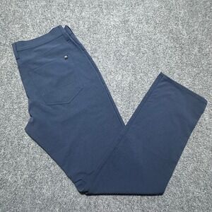 TravisMathew Men's Performance 5-Pocket Pants Navy Size 32 Stretch Golf Travel